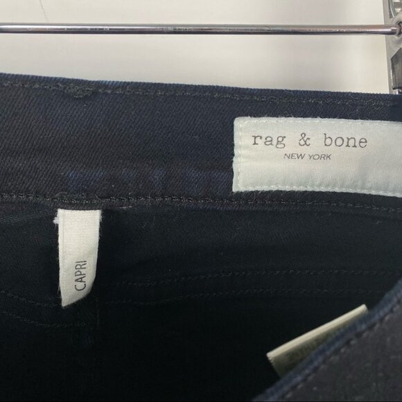 rag & bone | Capri Skinny in Blue/Black‎ Coal Wash - Picture 9 of 12